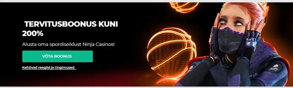 Ninja Casino boonus